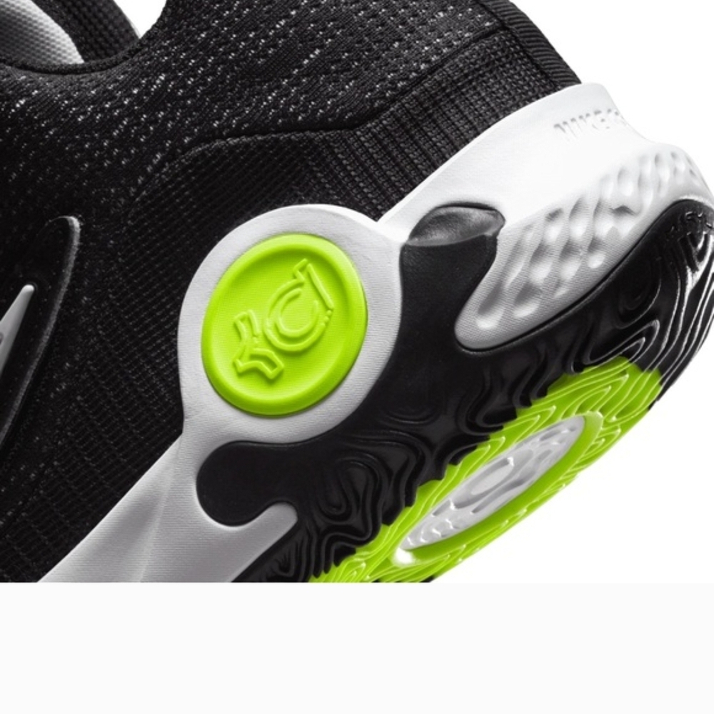 Nike KD Trey MENS Sneakers - Black, Volt, White - Picture 4 of 9